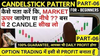 Part 6, Candlestick Pattern hindi, single candle pattern analysis, piercing line candlestick pattern