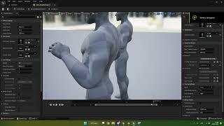 Unreal Engine 5 ML deformer Machine Learning Deformer with blender x-muscle