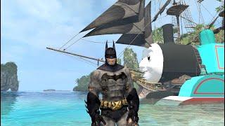 Batman + The train + Single NPC Sword & Pistol (Mod) AC Black Flag