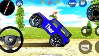 Dollar (song) Modified Mahindra blue Thar || Indian cars simulator 3d || android gameplay #10