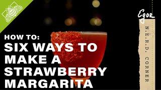 Patrón Strawberry Margarita Six Ways