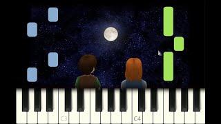 piano tutorial "FOR RIVER" from "TO THE MOON" video game, 2011, with free sheet music
