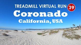 Treadmill Virtual Run 39: Coronado, California, USA