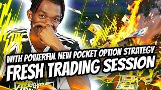 FRESH Trading Session With Powerful New Pocket Option Strategy | Live Trading