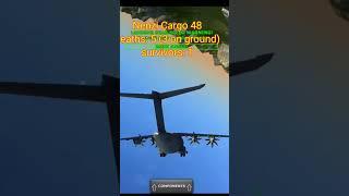 nenzi cargo 48 ️fake️ #shorts #aviation #crash #planecrash #tfshorts #turboprop