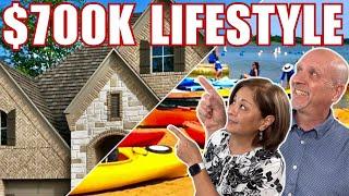 What HOMES can you BUY in LITTLE ELM TX for $700K? [LIVING a $700K LIFESTYLE]