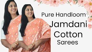 Pure Jamdani cotton#saree  #vijayalakshmisareesguntur #youtube #trending #new #ytshorts #yt #fashion