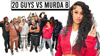 20 GUYS VS 1 RAPPER: MURDA B