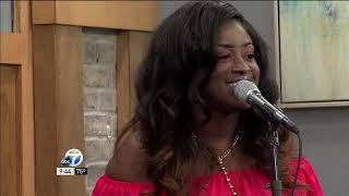 American Idol contestant Lucy Love performs on Good Morning Arkansas (2018)