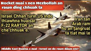 Israel Chhan tûrin F-22 Raptor le | Rocket nuai 1 nen Hezbollah an rawn ding chhuak ta |  Indona