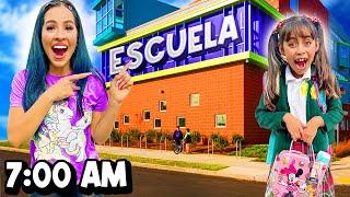 LLEVO A DANIELA A LA ESCUELA *Su primer día de clases* | Karla Bustillos