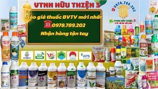 Báo giá thuốc BVTV mới nhất 08-05-2025