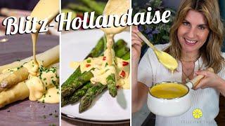 Superschnelle Hollandaise | 3 Variationen | perfekt zu Spargel | Felicitas Then