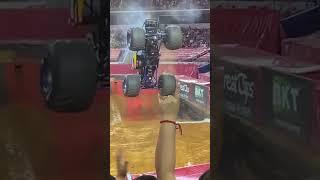 Awesome backflip from Jamey Garner in Over Bored | Arlington 2022 #monsterjam #2022 #monstertrucks