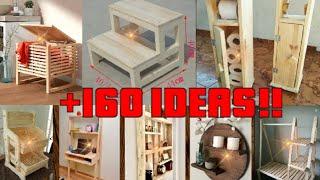 160 Ideas de madera que puedes hacer para vender y Generar Ingresos 