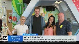 Goals for good: How Panthers center Sasha Barkov gives back to South Florida through hockey