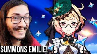 Summons na Emilie! (Cada Tiro uma lagrima) | Genshin Impact