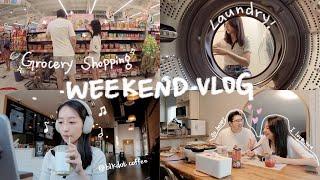 6月加州weekend vlog｜簡單療癒週末️打掃家裡、超市採買、練琴、自煮壽喜燒、測試新相機Insta go3！