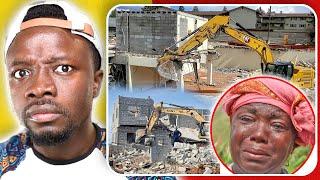 Heartbreaking! People's Buildings Destroyed whiles they Watch and CRY