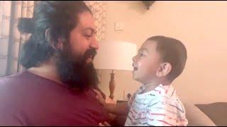 Yash Playing With Son New Video - Yatharv Yash | Rocking Star Yash Son Videos | Ayra Yash | Radhika