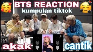 BTS REACTION TO INDONESIA KUMPULAN TIKTOK TERBARU CEWEK CANTIK [2021]