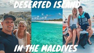 We visited a DESERTED ISLAND in the Maldives snorkeling the reefs Day 6
