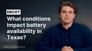 How available are battery energy storage systems in ERCOT?