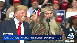'Duck Dynasty' star Phil Robertson dies at 79