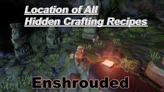 Guide on how to find all hidden crafting recipe in Blackmire //Enshrouded