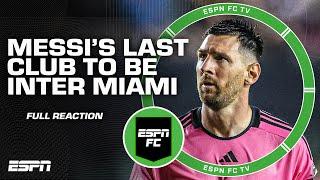 Lionel Messi says Inter Miami will be his LAST CLUB  'It's a little early to come out with that!'
