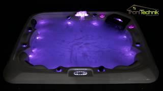 TroniTechnik Outdoor Whirlpool BURANO 223cm x 223cm (weiß)