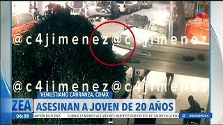 Asesinan a joven de 20 años en la alcaldía Venustiano Carranza, CDMX