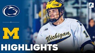 Penn State vs Michigan | NCAA College Hockey | Highlights - November 23, 2024