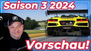 iRacing Vorschau Saison 3 2024! Neue GT3`s, Strecken und vieles mehr!