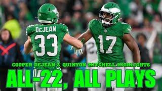 Cooper DeJean & Quinyon Mitchell LOOK LIKE ALL-PROS  ALL PLAYS  Eagles vs Jaguars All-22