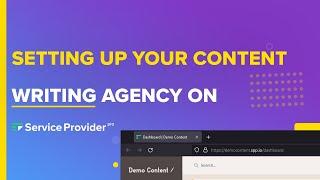 Setting up your Content Writing Agency with SPP.co