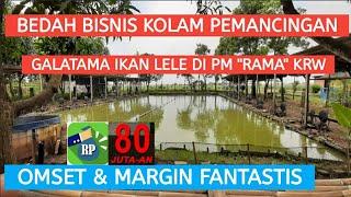 bisnis kolam pemancingan | galatama lele | bedah bisnis langsung dg pemilik PM RAMA GT lele karawang