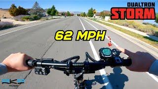 The Fastest I Have Ever Gone on a Scooter! Dualtron Storm 60+ MPH Ride