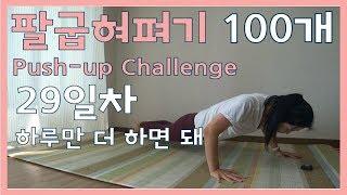 [push-up challenge] #Day29 | 하루만 더하면 된다!! 화이팅을 외쳐봅니다