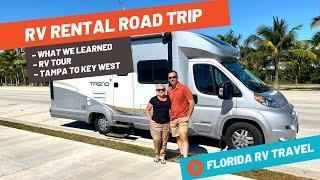 We Did an RV Rental Road Trip in Florida – RV Travel and Lessons! | RV Travel + RV Tour + Key West