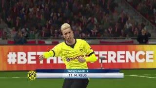 Greatest Goal ever: Marco Reus (Borussia Dortmund) backheel goal - PES 2016