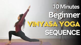 How To Do A Beginner Combined Vinyasa Yoga Sequence | Yoga for Beginners