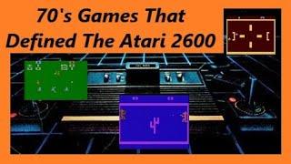 Games From The 70's That Defined The Atari 2600