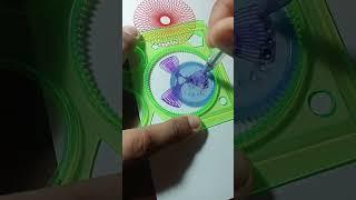 How many rotations did the pen make in total? ?? #Spirograph #satisfying #shorts
