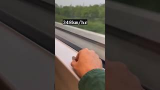  high-speed train in China speed of 348 km/hr #shorts