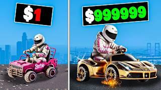 $1 to $1,000,000 Power Wheels in GTA 5