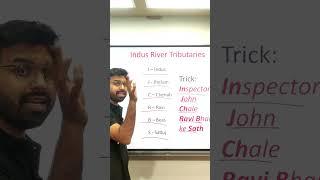 Trick to remember tributaries of Indus River by Abhilash Sir | Aeonias #upsc #mpsc #ias