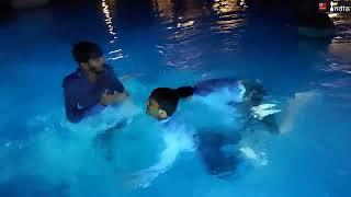 Birthday Boy Prag thrown in Swimming Pool