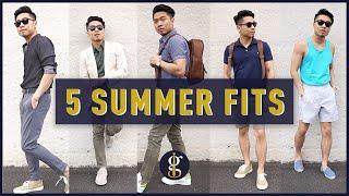 FRESH SUMMER OUTFITS For Short Men (Asian Style & Fashion Lookbook)