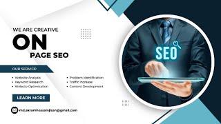 I will optimize website on page SEO service with rankmath